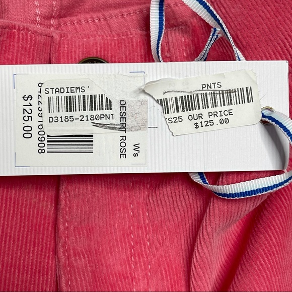 Southern Tide Skinny Corduroy Pants in Desert Rose Size 25 NWT - Picture 8 of 10